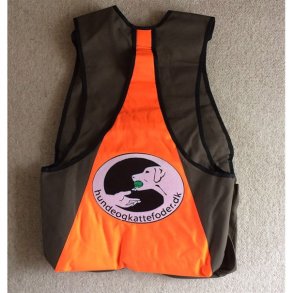 Firedog dummyvest Hunting khaki/orange med logo Bestillingsvare