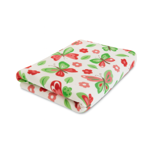 Vetbed lys med sommerfugle 150 x 100