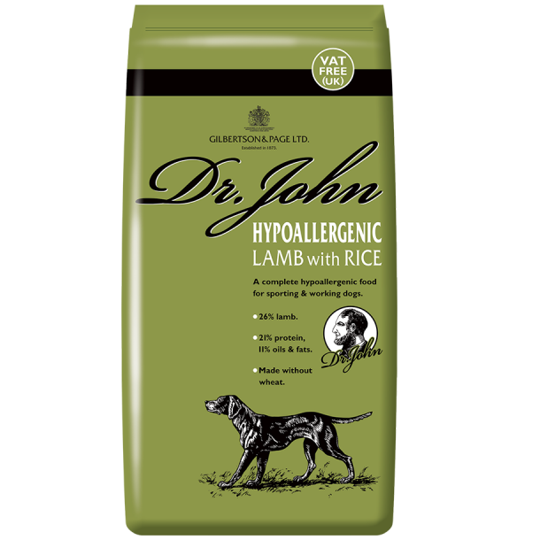 Tilbageholdenhed brysomme generøsitet 🐑 Dr. John Hypoallergenic: Lam & Ris Hundefoder til Følsomme Hunde 🌟