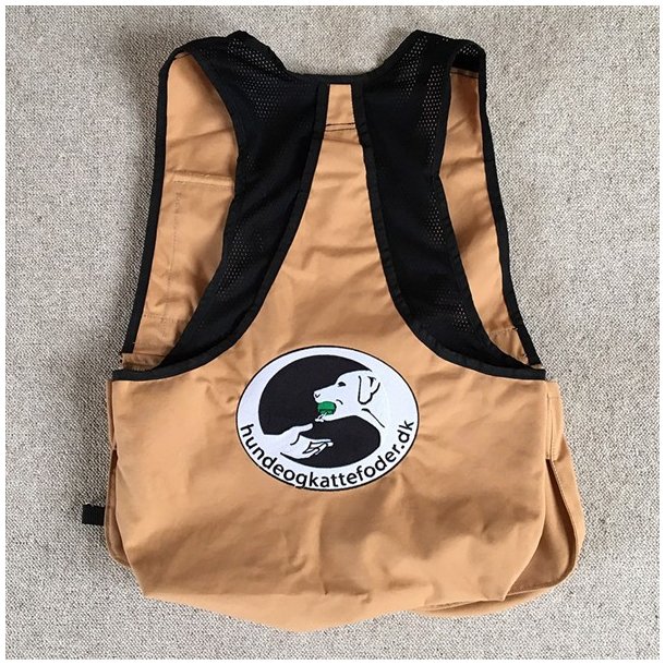 Firedog dummyvest Hunter AIR Lysebrun med logo Bestillingsvare